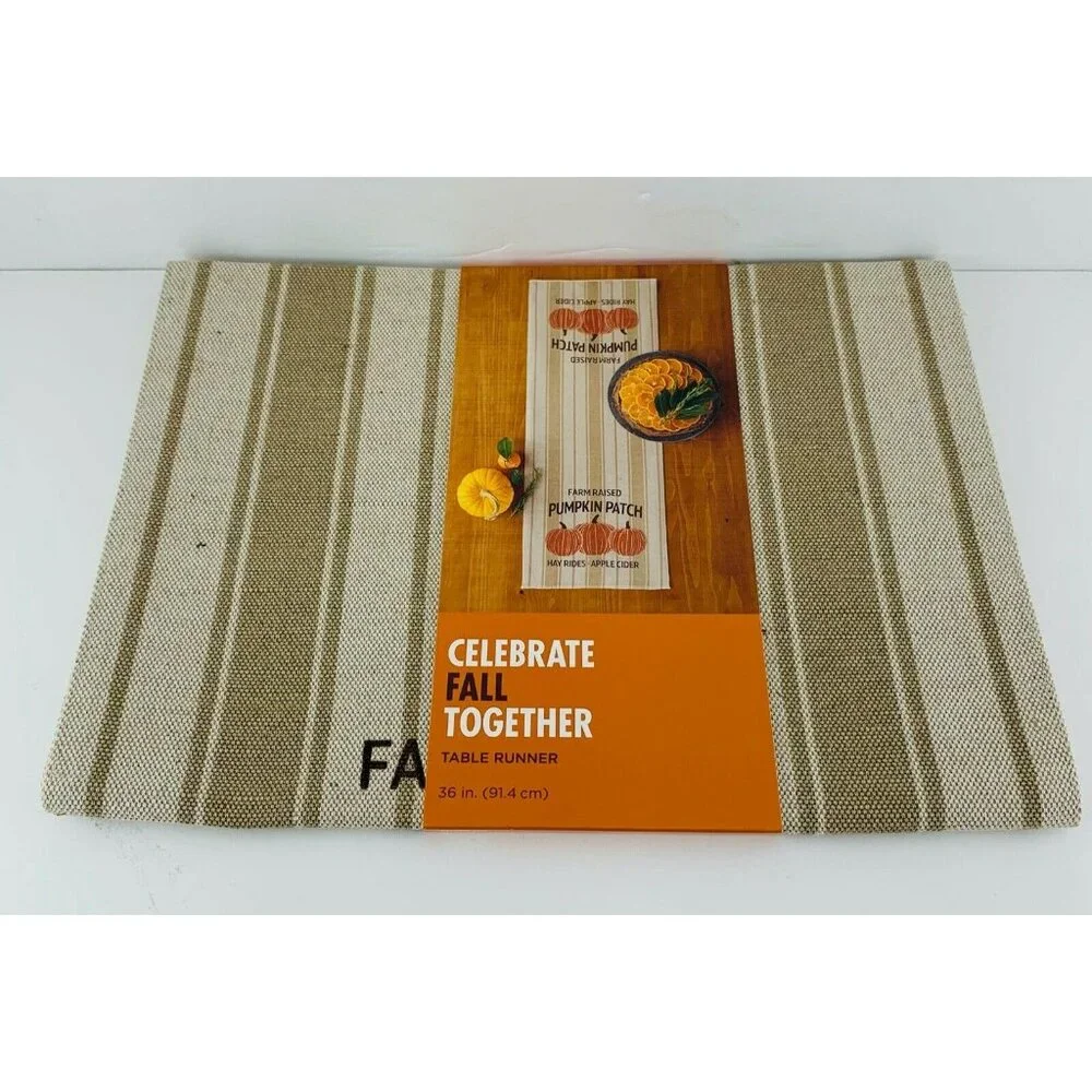 Kohl's Celebrate Fall Together Table Runner Autumn Pumpkin Patch 36